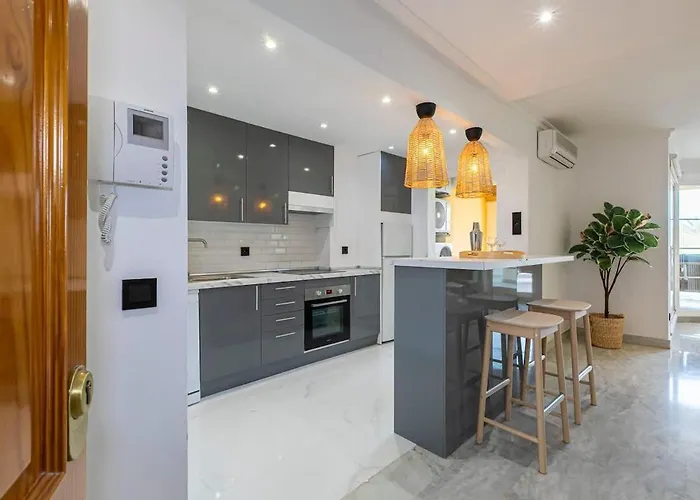 公寓 Spacious Near Puerto Banus 马尔韦利亚